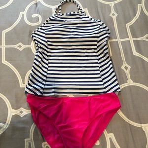 High neck tankini